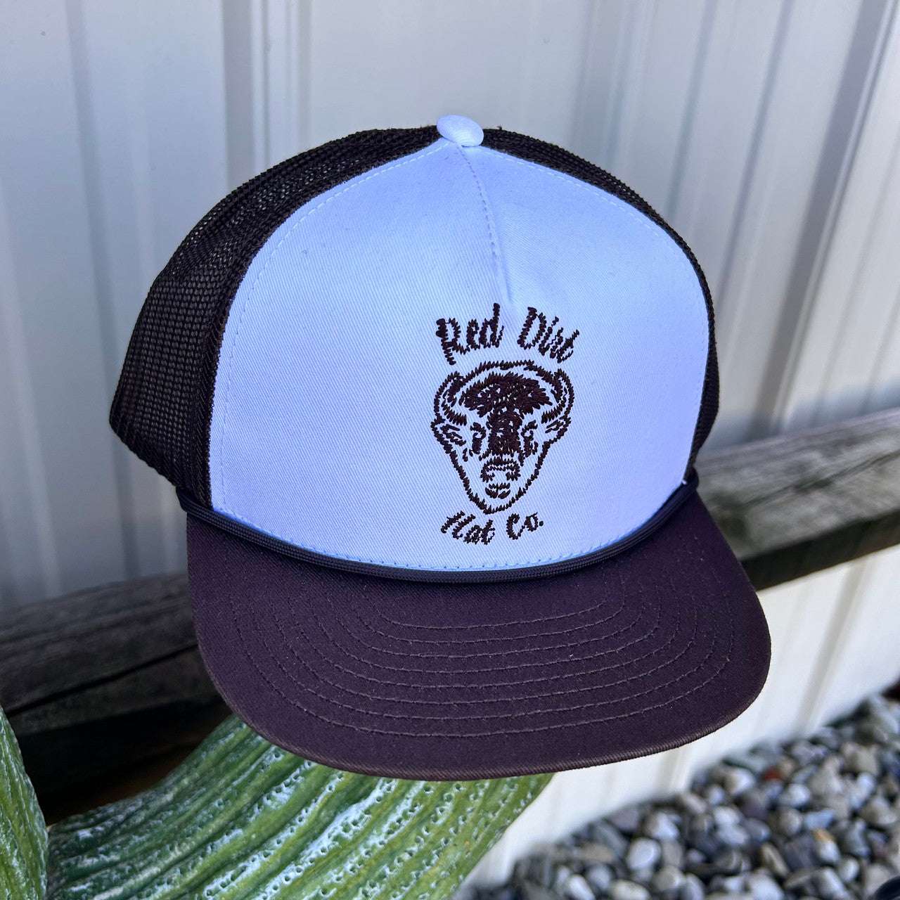 Red Dirt “Lil’ Roamer” Brown & White Cap Laherradurawwnc.com
