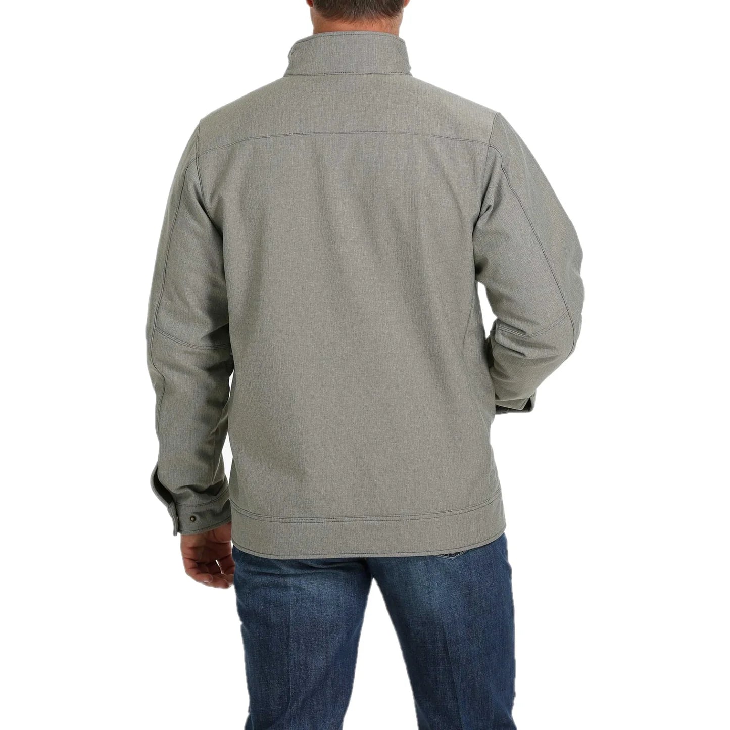 CINCH MENS BONDED CONCEALED CARRY TEXTURED STONE GREY JACKET MWJ1539002