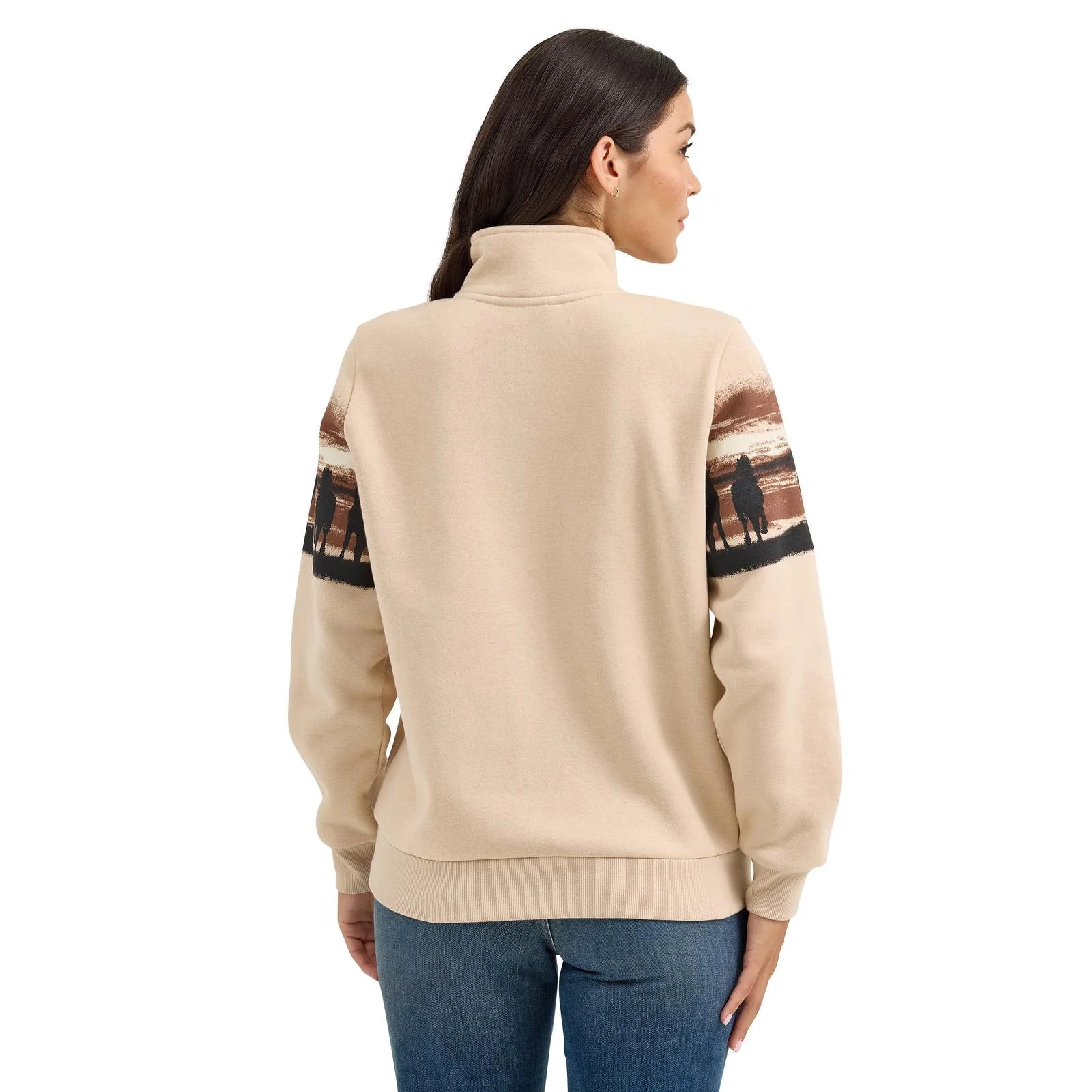 Women’s Wrangler Retro® Western Vintage Sweater - Cream 112367394