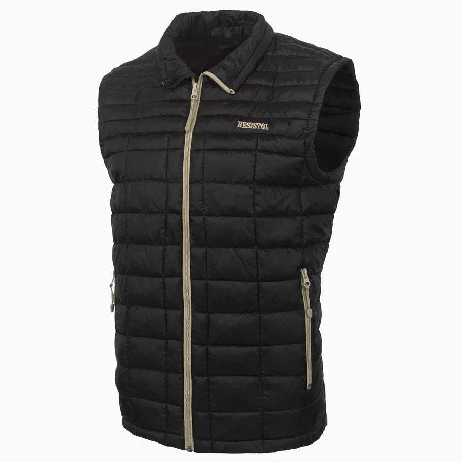 MENS RESISTOL COLD BLOQ BLACK VEST-4722 Laherradurawwnc.com