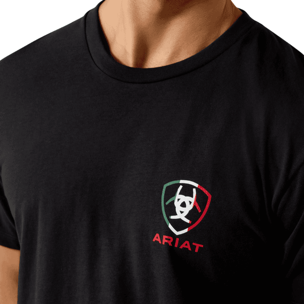 Ariat Tres Herraduras T-Shirt Black- 10054357 Laherradurawwnc.com