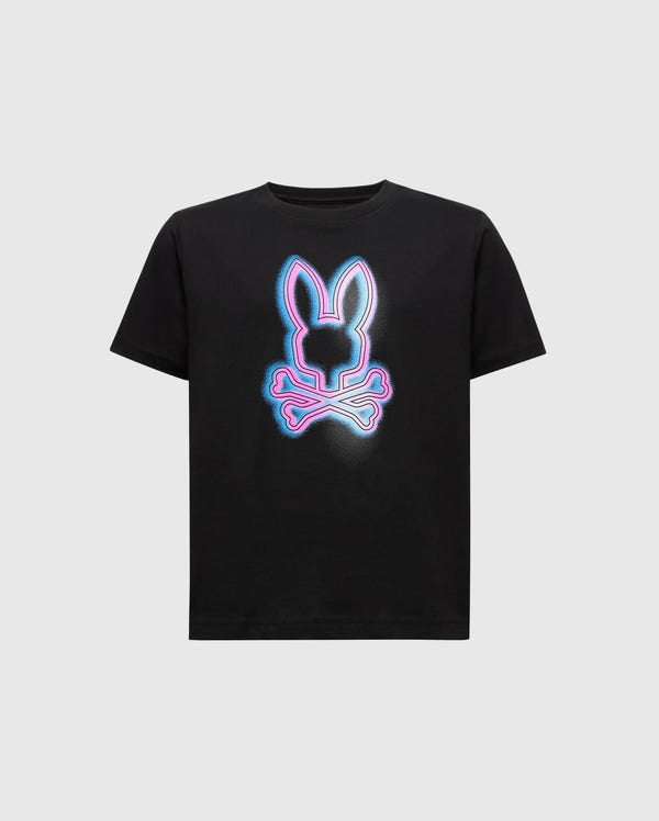 PSYCHO BUNNY KIDS ANDROS GRAPHIC TEE BLACK B0U525F200 Laherradurawwnc.com
