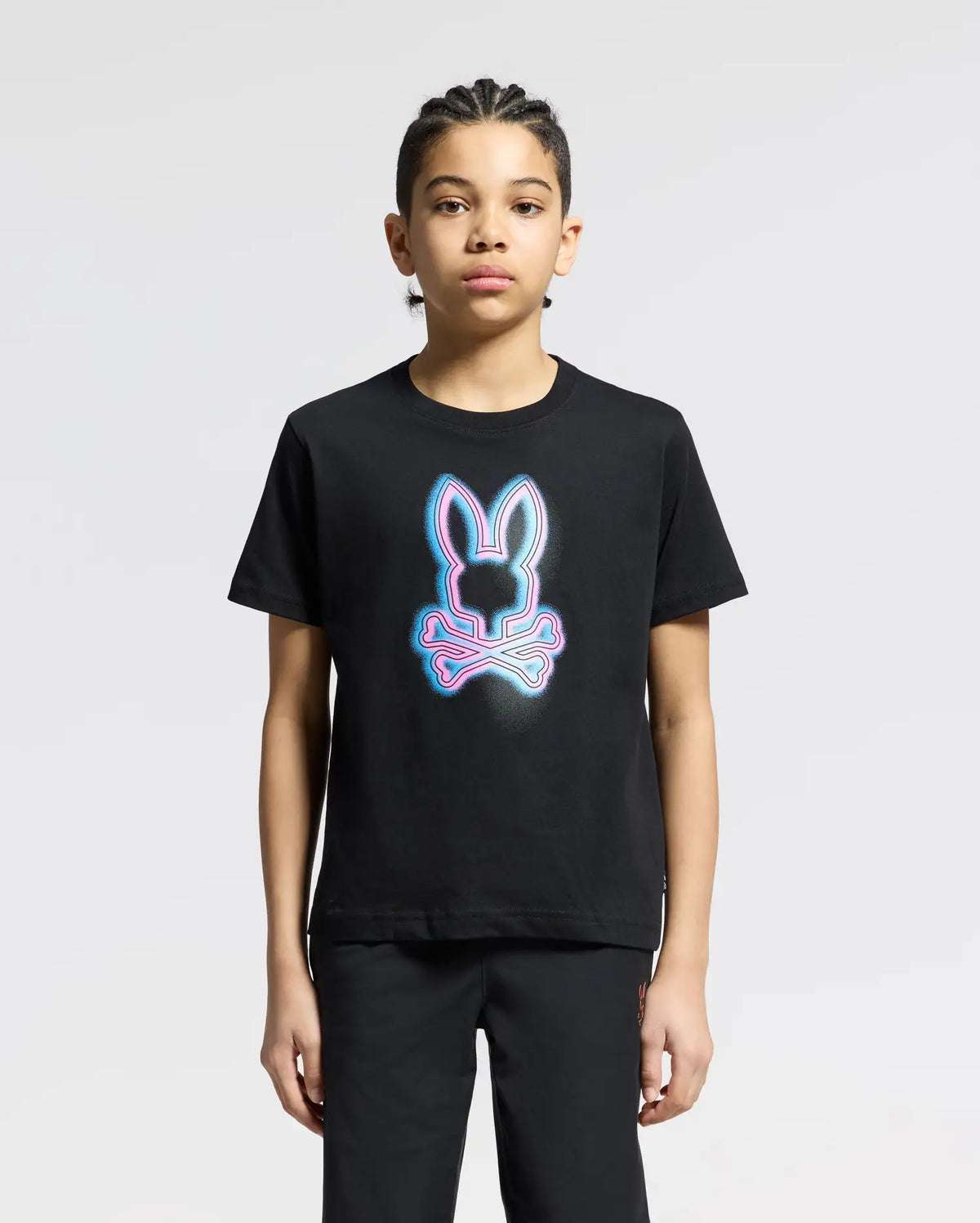 PSYCHO BUNNY KIDS ANDROS GRAPHIC TEE BLACK B0U525F200 Laherradurawwnc.com