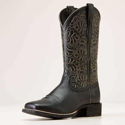 BOTA VAQUERA ARIAT ROUND UP REMUDA PUNTA CUADRADA PARA MUJER - 10034024