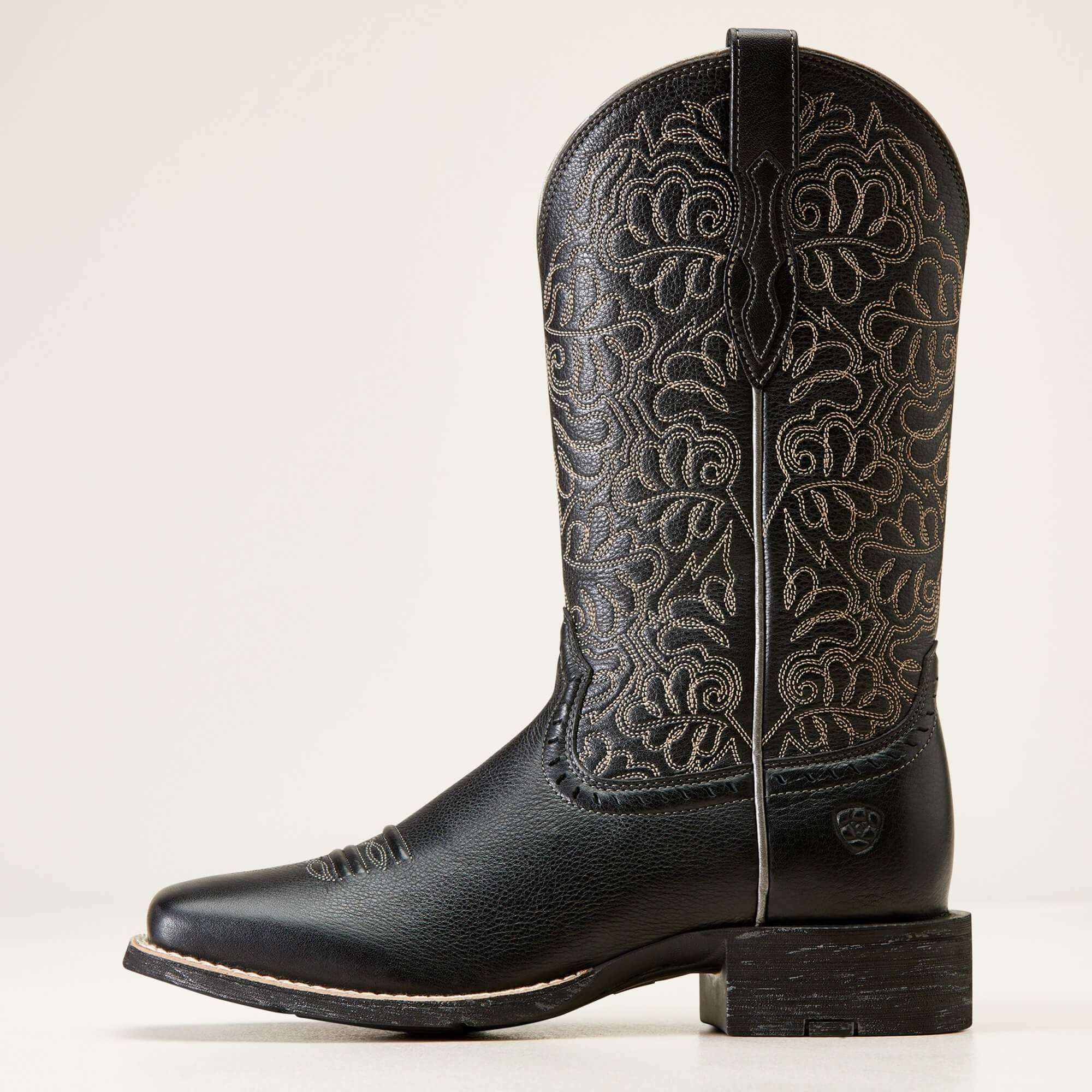 WOMENS ARIAT ROUND UP REMUDA SQUARE TOE BOOT -10034024 Laherradurawwnc.com