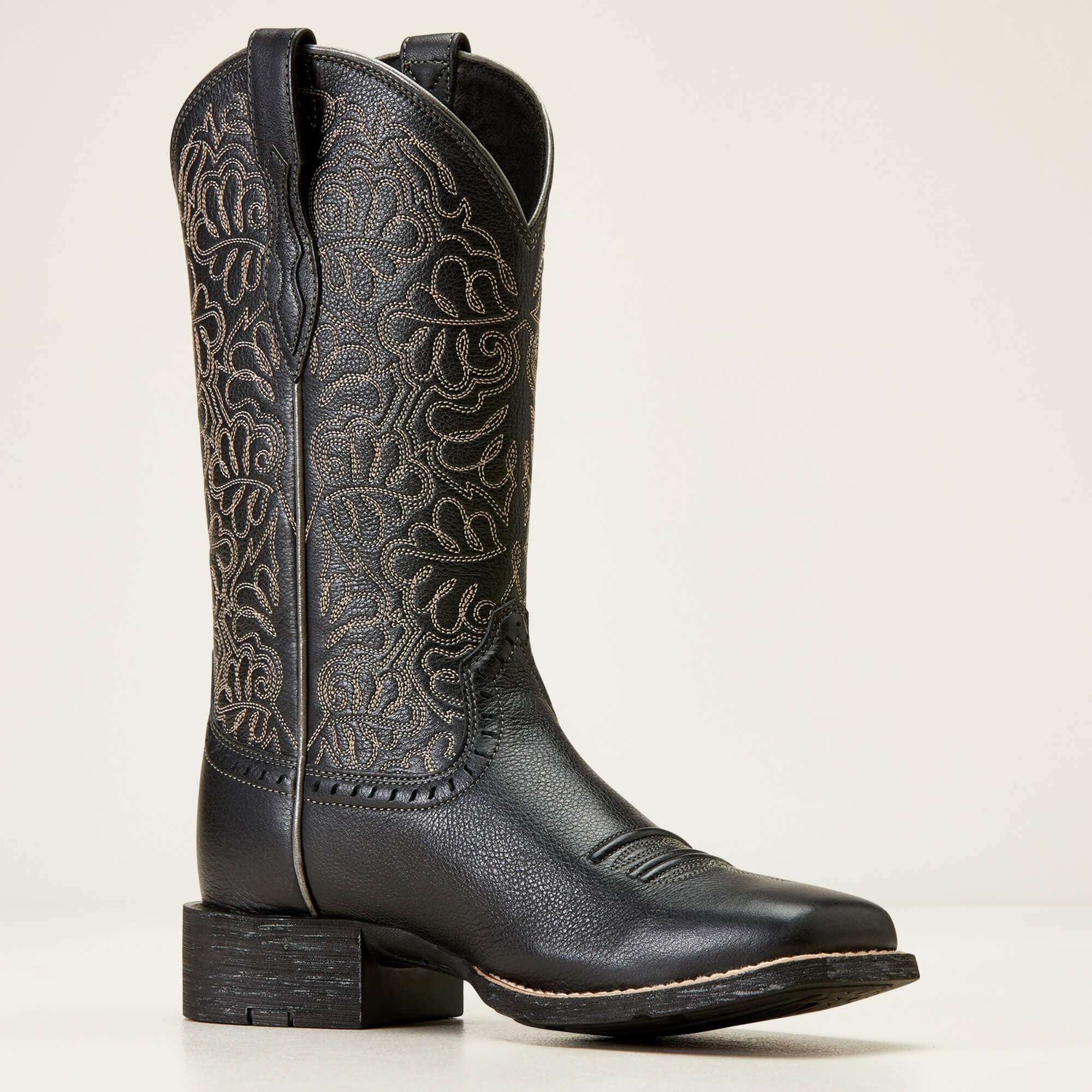 WOMENS ARIAT ROUND UP REMUDA SQUARE TOE BOOT -10034024 Laherradurawwnc.com