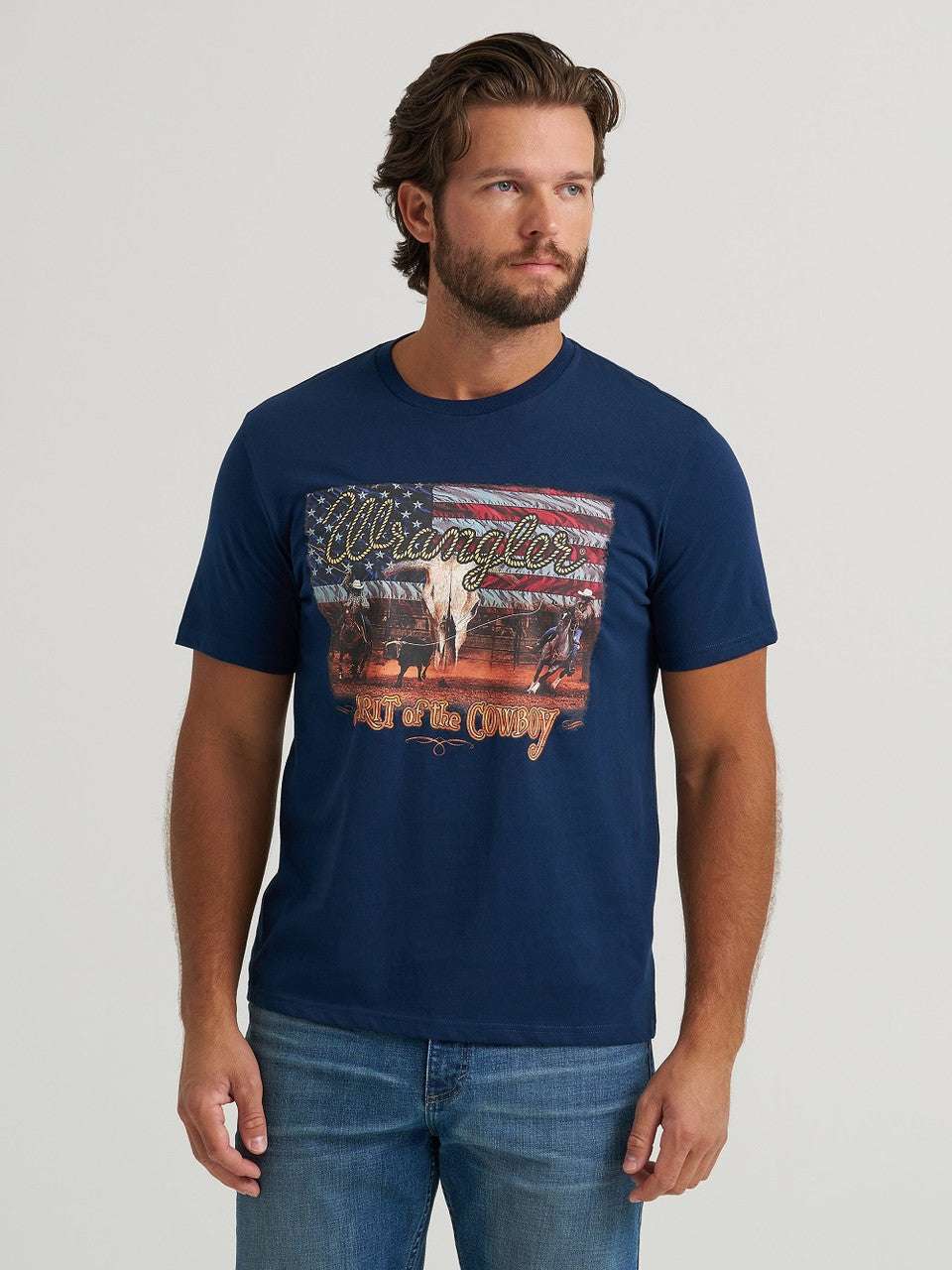 MENS WRANGLER “Spirit of the Cowboy” T-SHIRT 112375764 Laherradurawwnc.com
