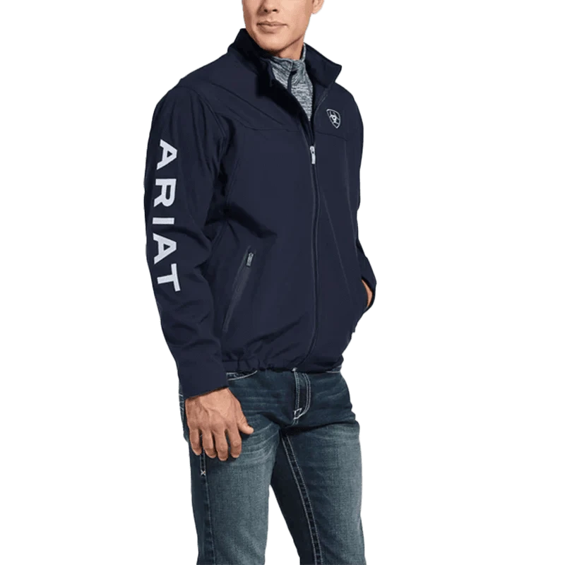 ARIAT JACKET NEW TEAM SOFTSHELL BRAND JKT NAVY-10032687 Laherradurawwnc.com