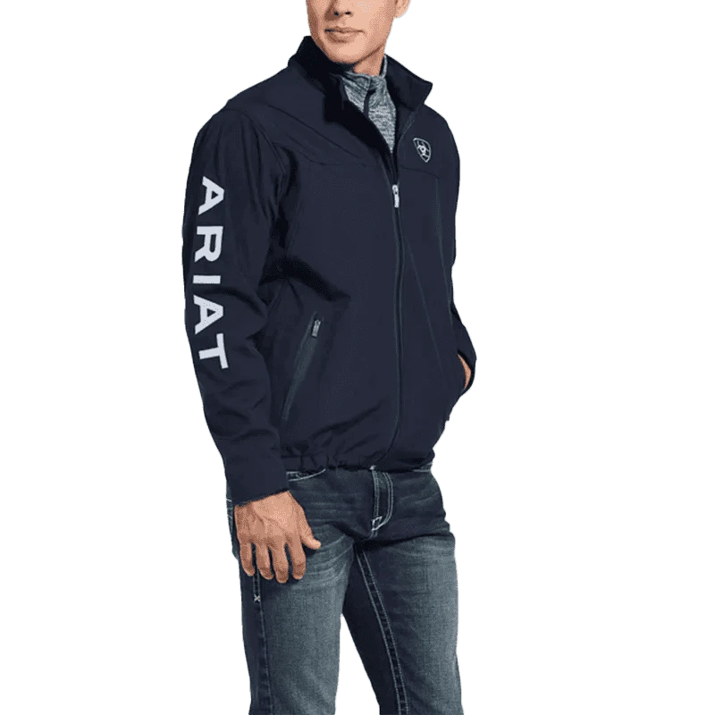 ARIAT JACKET NEW TEAM SOFTSHELL BRAND JKT NAVY-10032687 Laherradurawwnc.com