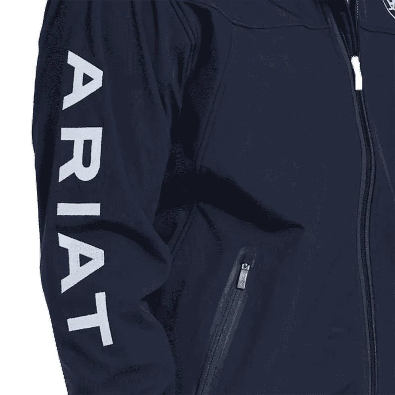 ARIAT JACKET NEW TEAM SOFTSHELL BRAND JKT NAVY-10032687 Laherradurawwnc.com