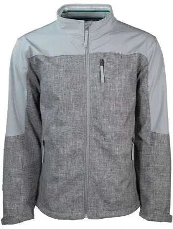 HOOEY JACKET BOYS GREY FULL ZIP WITH OLIVE / CREAM STRIPE LINING HJ092GY-Y Laherradurawwnc.com