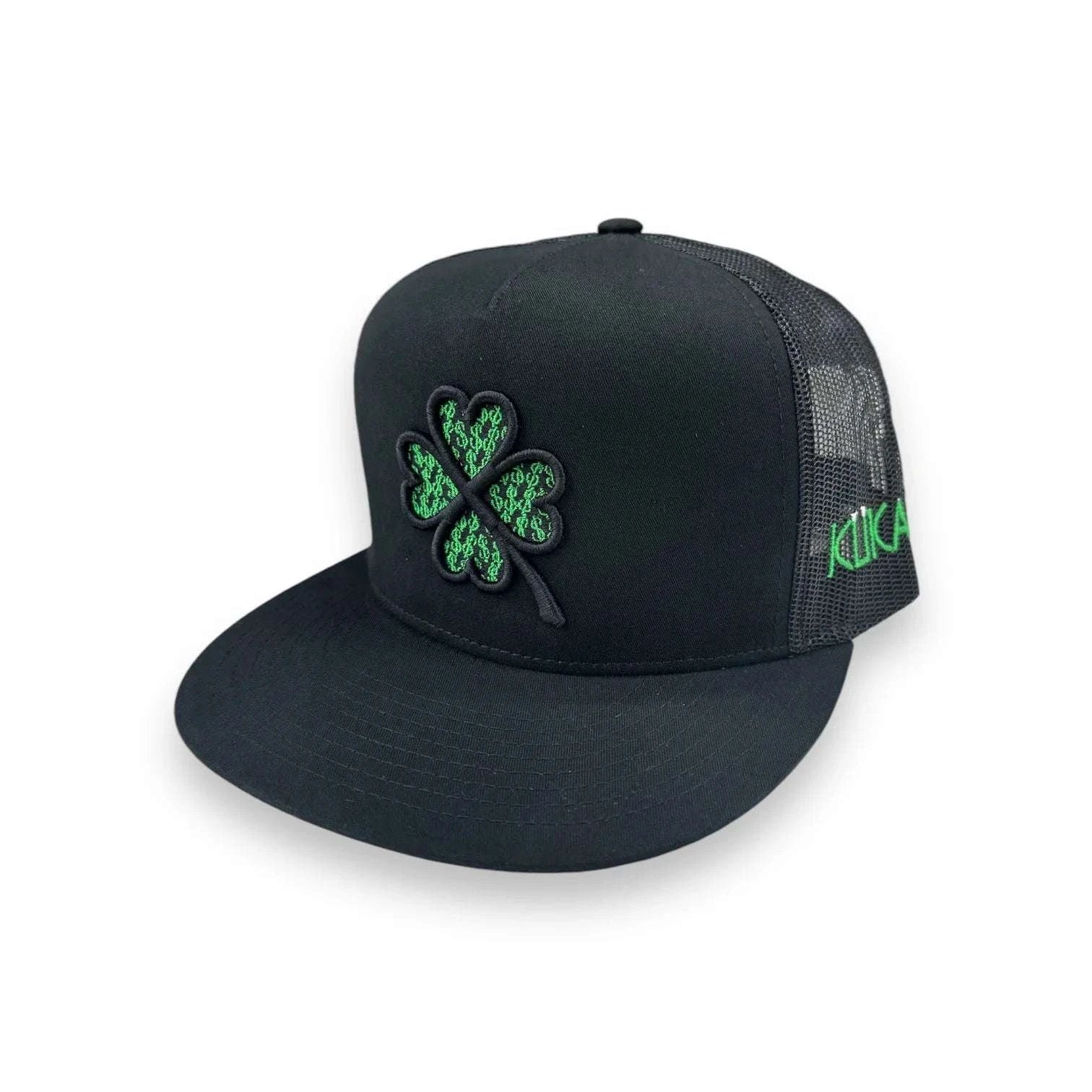 KLIKAPS GREEN CLOVER BLACK CAP Laherradurawwnc.com