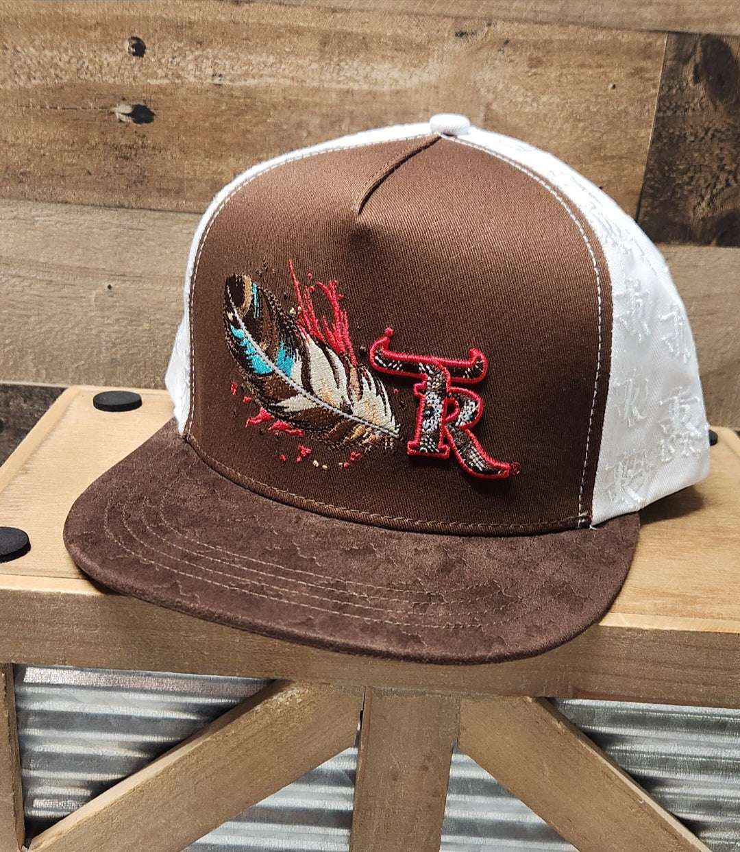 TEXAS RANCH BROWN WITH BROWN LEAF CAP Laherradurawwnc.com