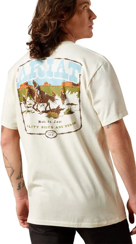 ARIAT MEN TURTLEDOVE PULP WESTERN SS SHIRT -10065901
