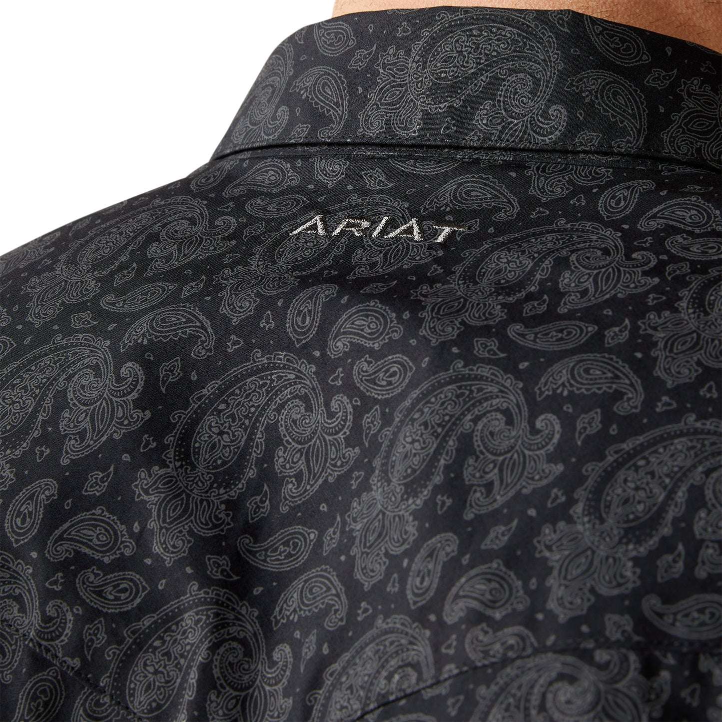 ARIAT MEN BLACK FINNIGAN SNP LS SHIRT- 10065962 Laherradurawwnc.com