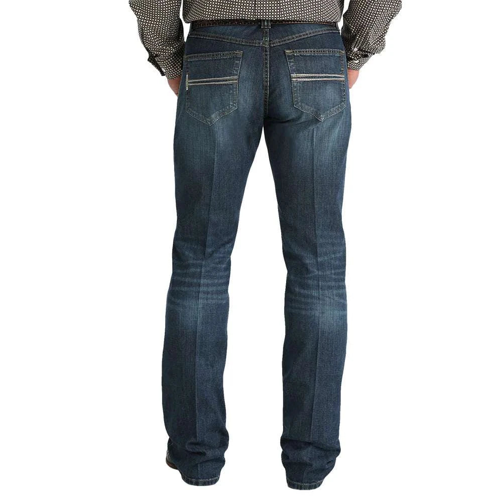 CINCH JEAN CARTER RELAXED MID RISE BOOTCUT DARK BLUE- MB71934024 Laherradurawwnc.com