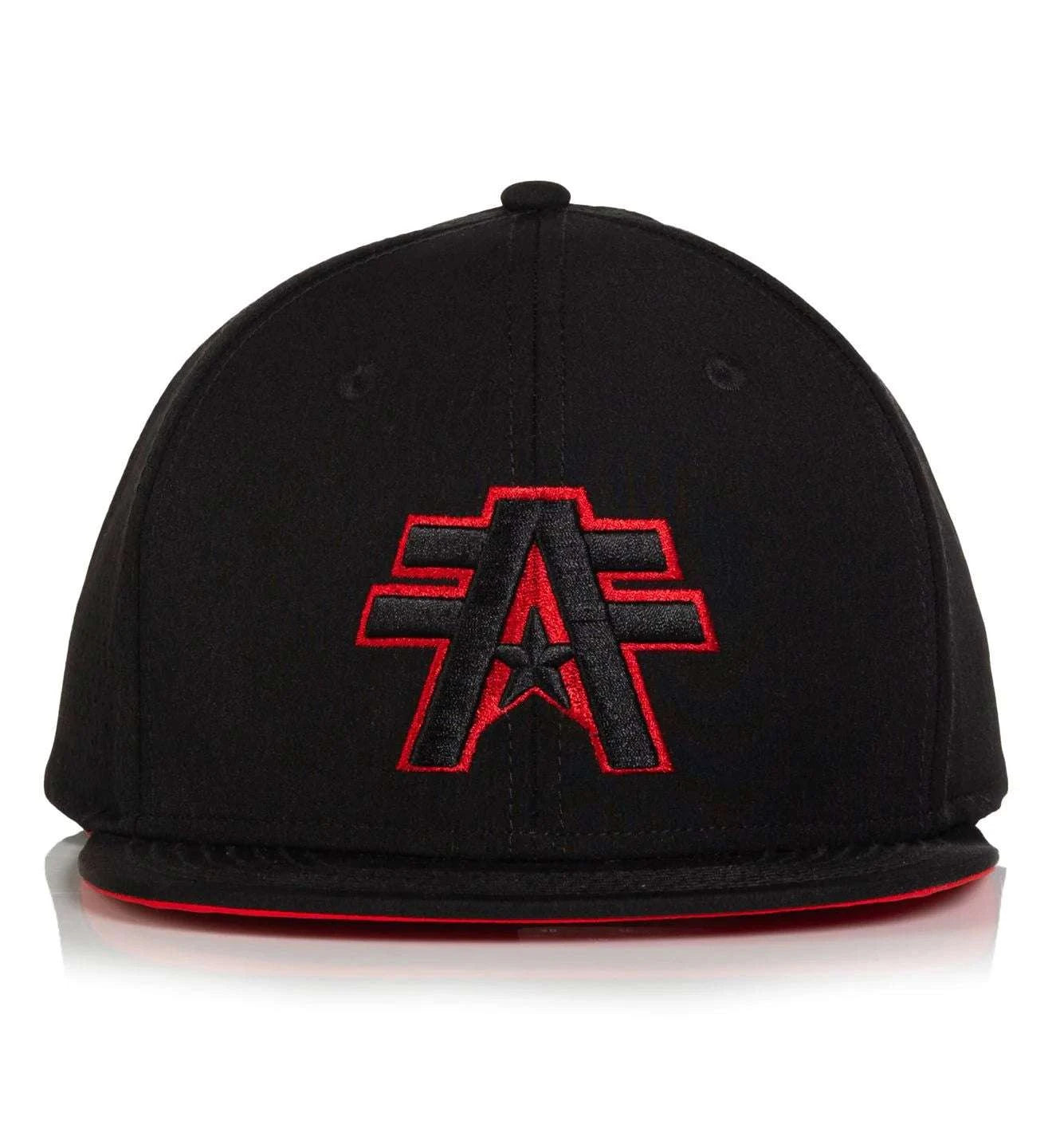 AMERICAN FIGHTER BLACK AND RED HAT -FM15197 Laherradurawwnc.com