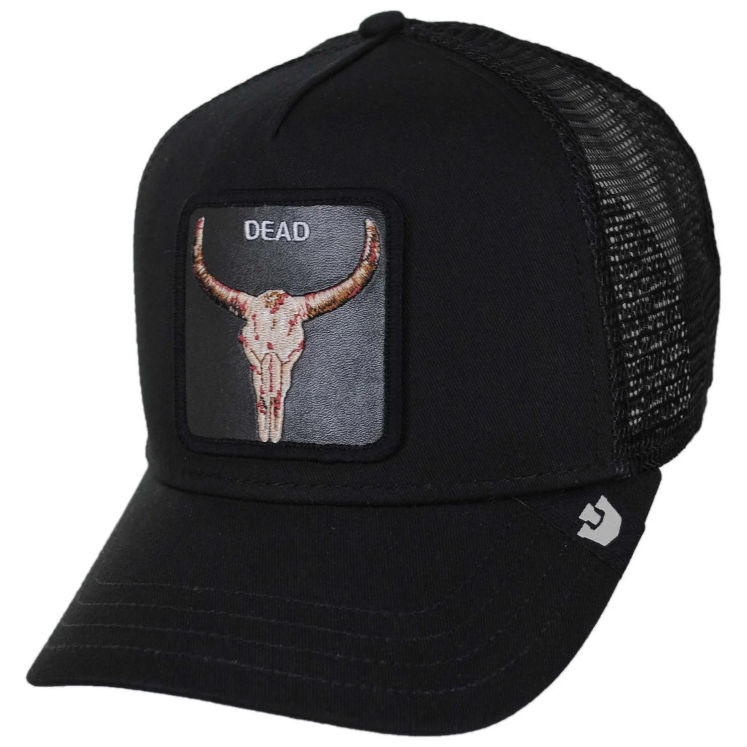 GOORIN CAP - DEAD SKULL TRUCKER BLACK