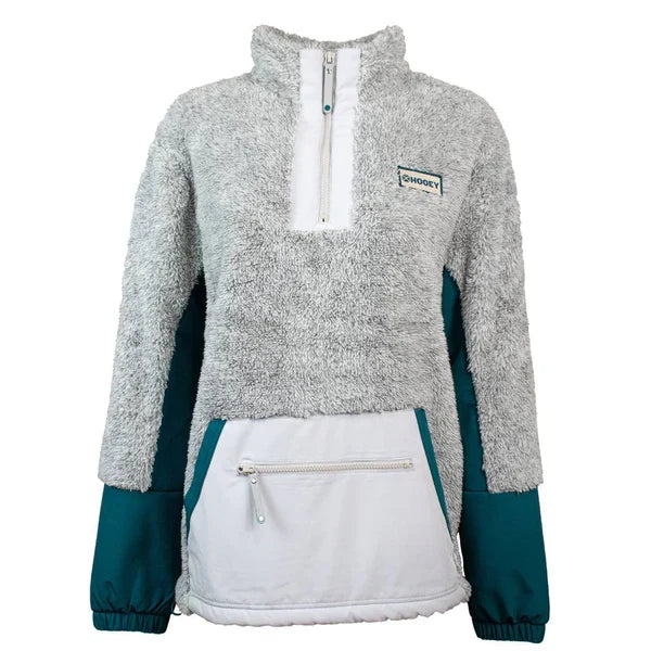 HOOEY WOMEN GREY FLEECE PULLOVER HPP004GY