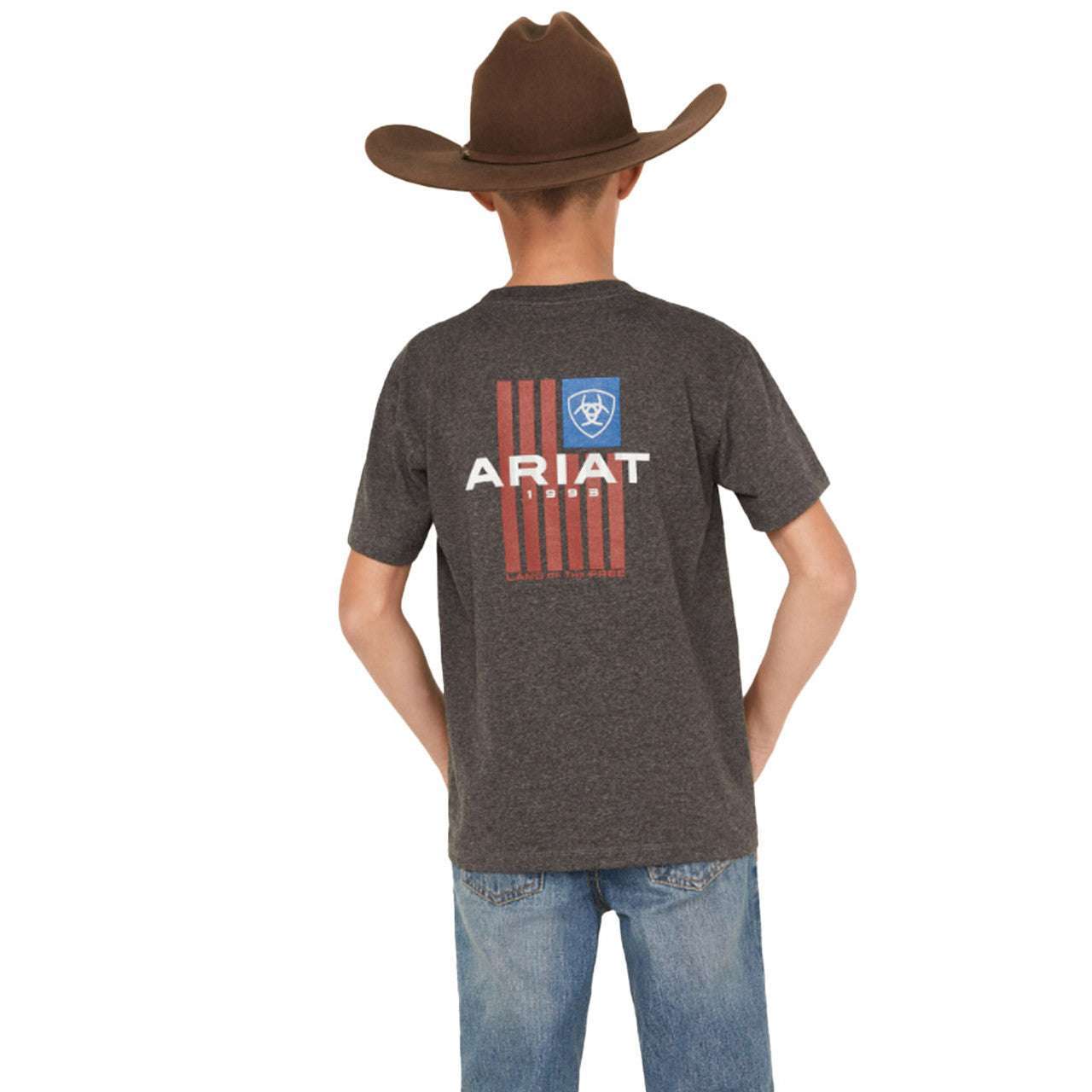 ARIAT LOTF SS/ CHARCOAL HEATHER- 10042808 Laherradurawwnc.com