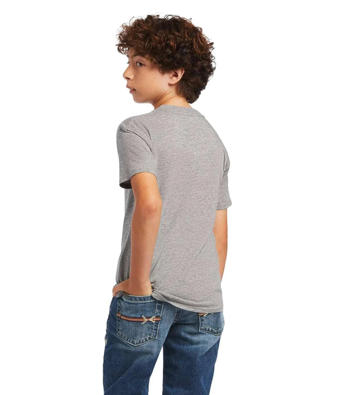 ARIAT ROPE SHIELD SS TSHRT/ATHLETIC HEATHER-10040888 Laherradurawwnc.com