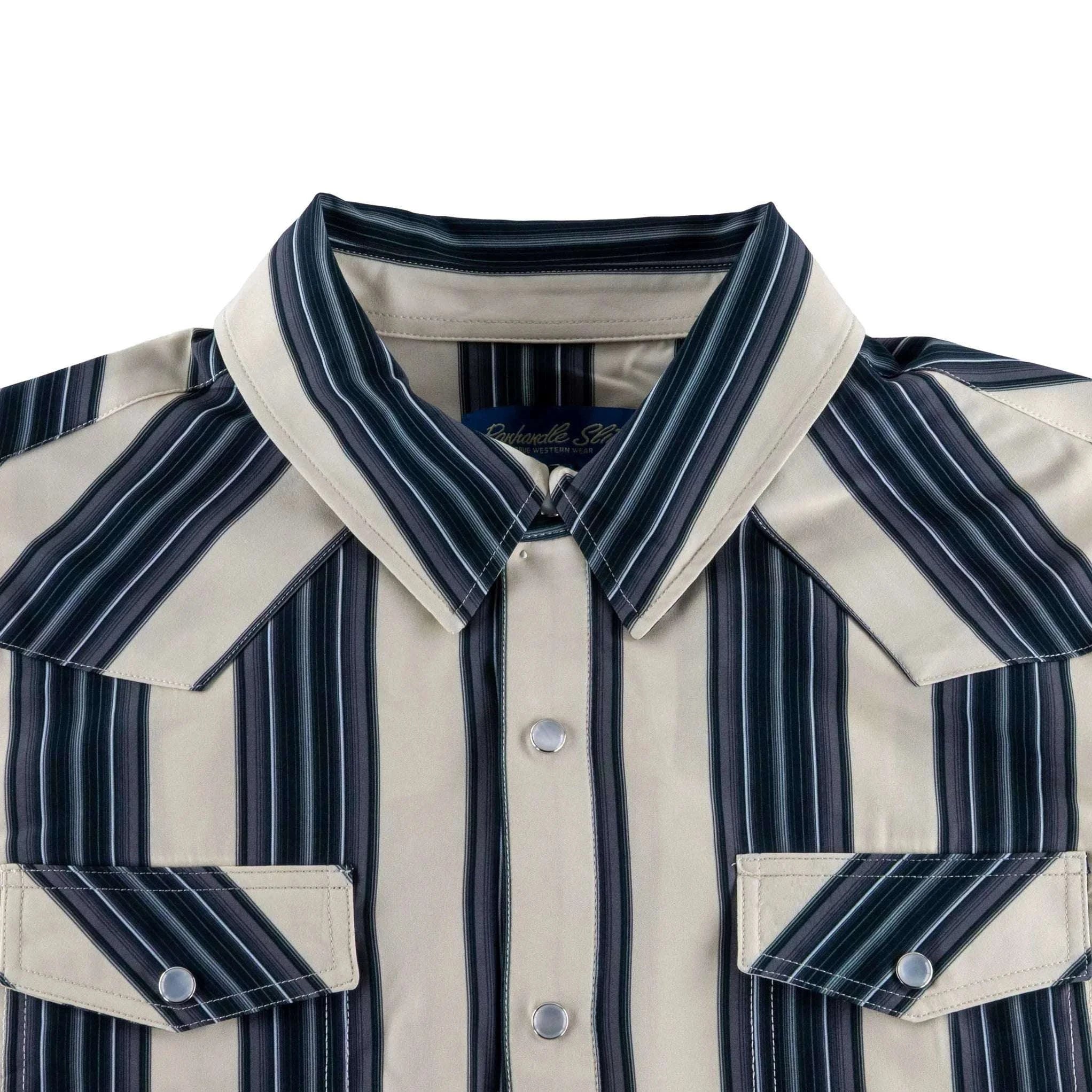PANHANDLE SHIRT SHORT MENS SS SNAP MV FIT BLACK -TMN3S09011 Laherradurawwnc.com