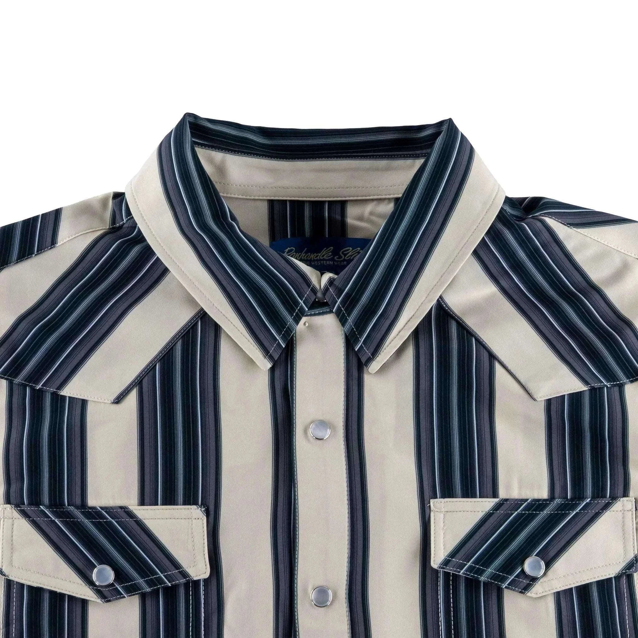 PANHANDLE SHIRT SHORT MENS SS SNAP MV FIT BLACK -TMN3S09011 Laherradurawwnc.com