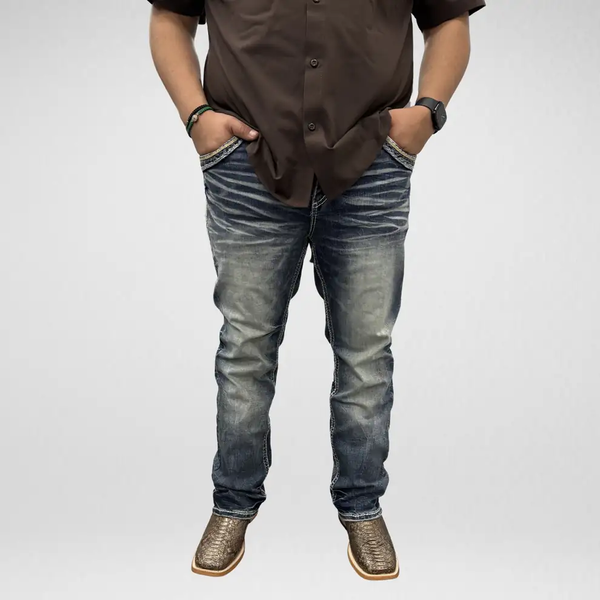 ROCA EN PANTALONES DE HOMBRE AZUL R-373