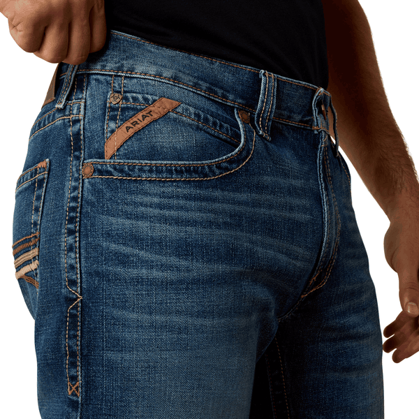 ARIAT MENS JEAN M4 RELAXED BOOT CUT- HEATH 10074800 Laherradurawwnc.com