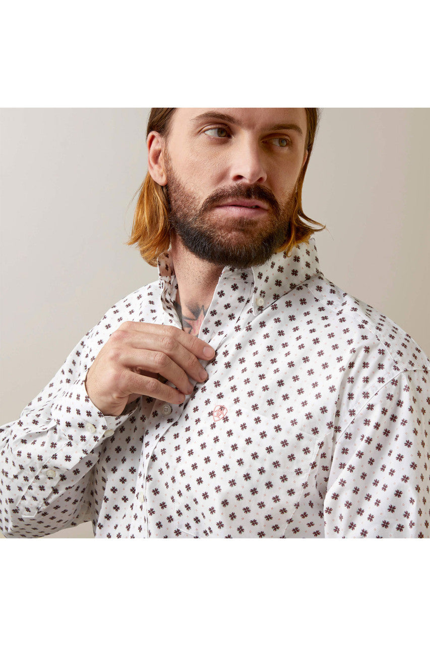 ARIAT AIDEN CLSSC SNAP LS SHRT WHITE-10045048