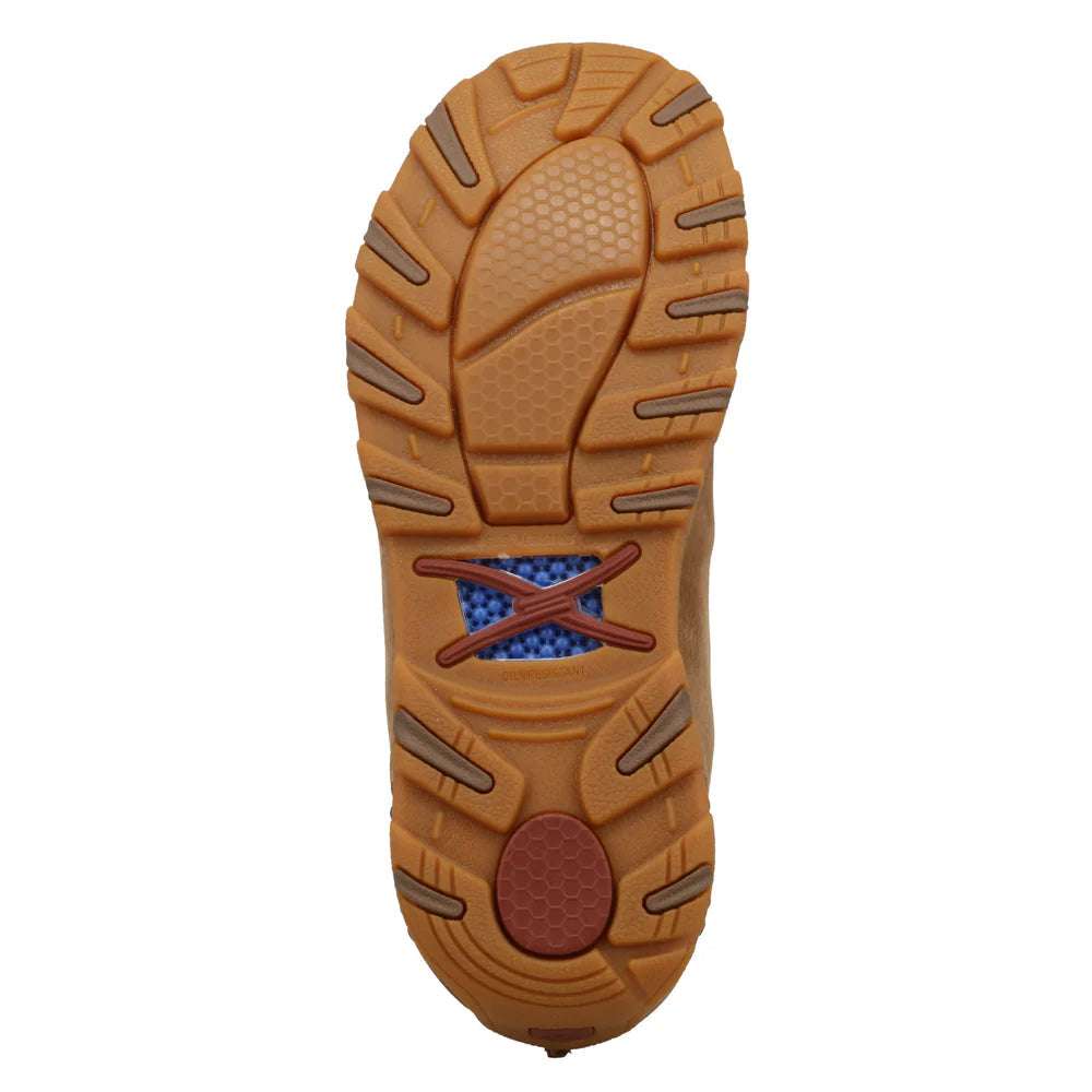TWISTED X MENS CHUKKA DRIVING MOC CAMEL CASUAL SHOES MXC0023 Laherradurawwnc.com