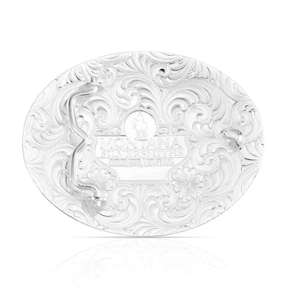 MONTANA SILVERSMITH OVAL CHRISTIAN COWBOY BUCKLE Laherradurawwnc.com