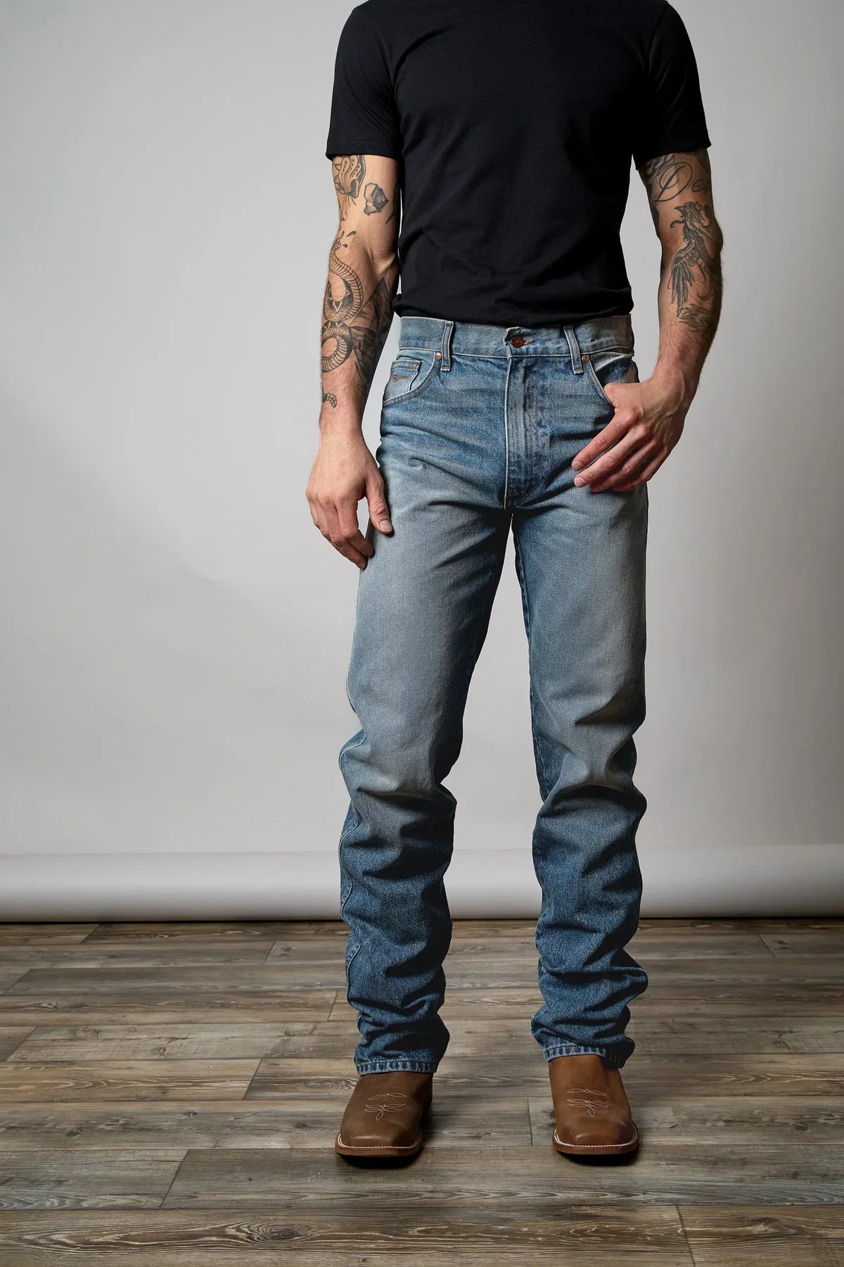 KIMES RANCH MEN JEANS -ZKTR01 LIGHT WASH