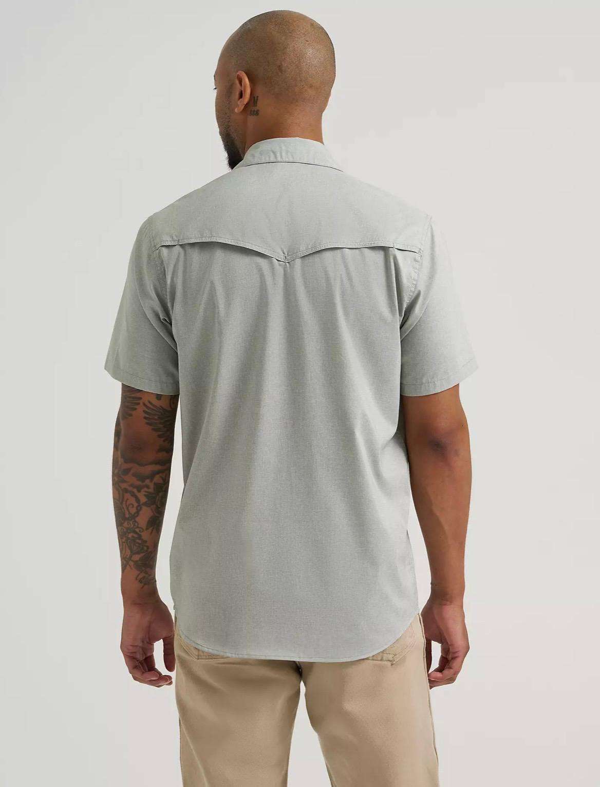 WRANGLER MEN ALL TERRAIN GEAR SHORT SLEEVE SHIRT GREEN 112375153 Laherradurawwnc.com
