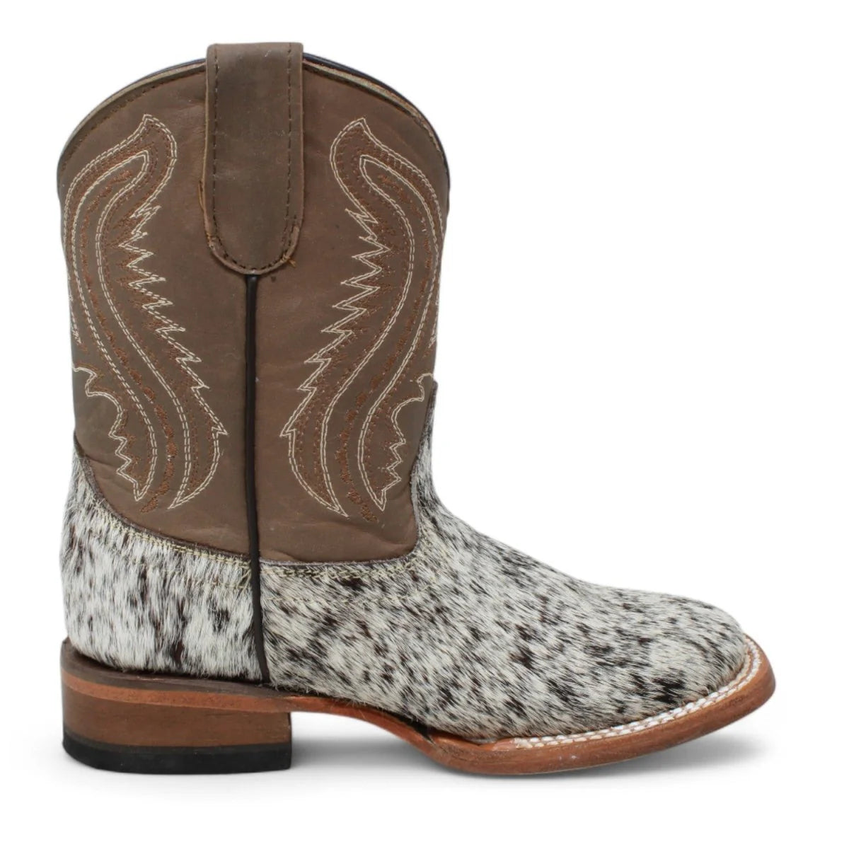 TANNER KIDS BROWN &WHITE HAIR ON COWHIDE 300L - TMK205322