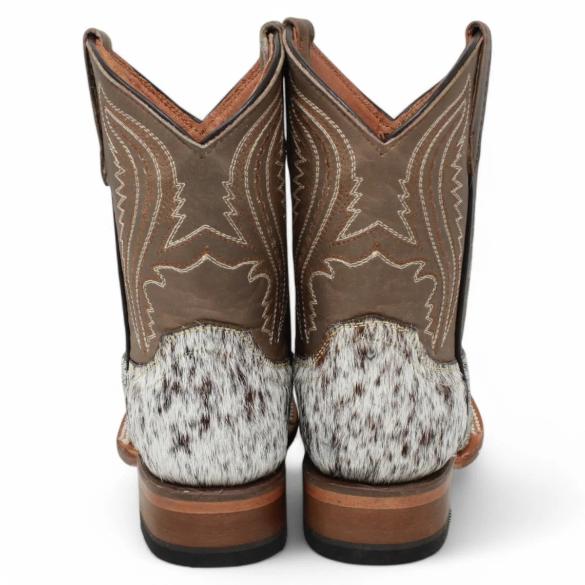 TANNER KIDS BROWN &WHITE HAIR ON COWHIDE 300L - TMK205322