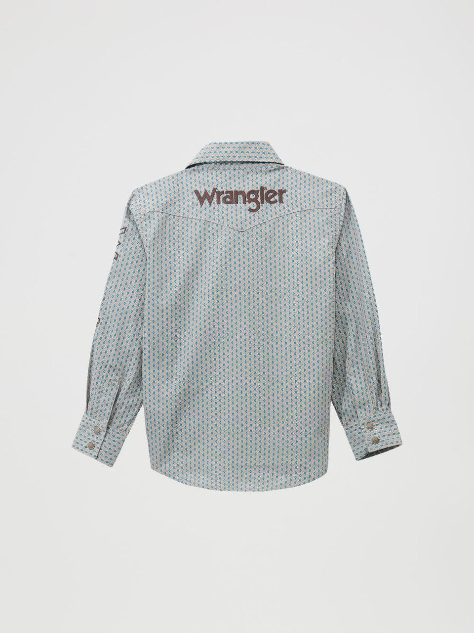 Wrangler Grey With Western Print Long Sleeve Boys 112369433