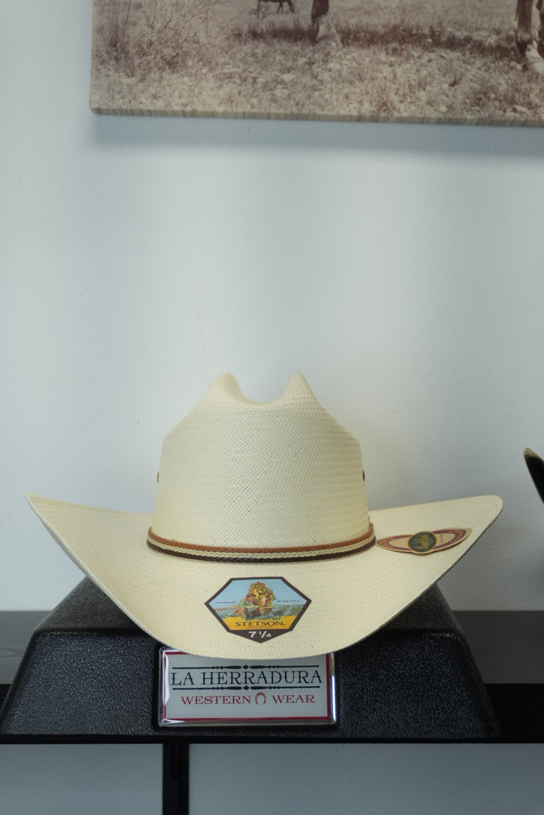 STETSON HOBBS NATURAL 10X STRAW HAT