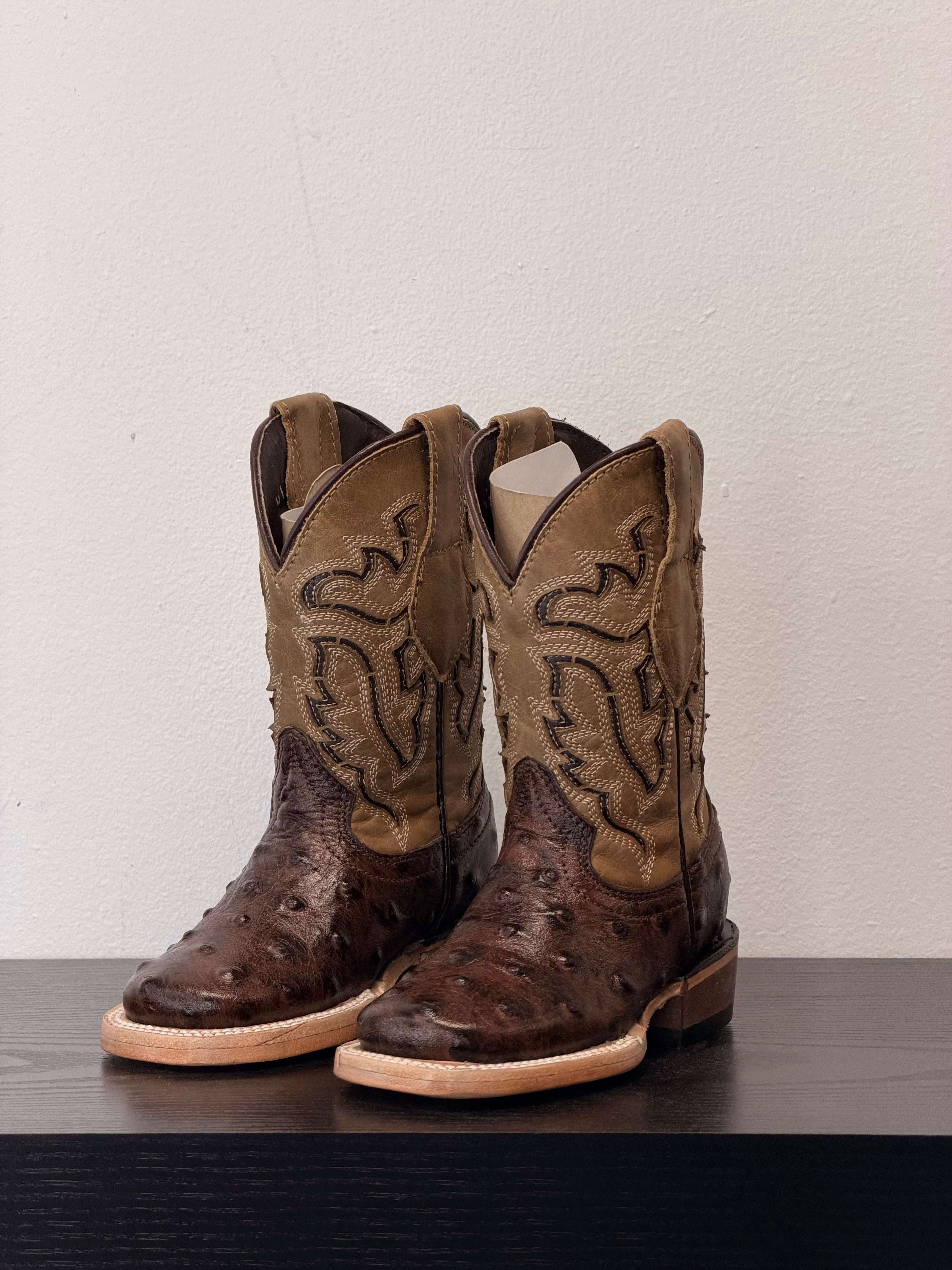 ROCKEM KIDS little Austin cafe “ imit avestruz cuero BULL DOG Laherradurawwnc.com