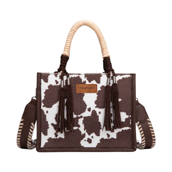 WRANGLER COWHIDE CROSS BODY BROWN 8120SCF