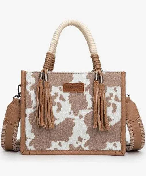 WRANGLER COWHIDE CROSS BODY KHAKI 8120SKH Laherradurawwnc.com