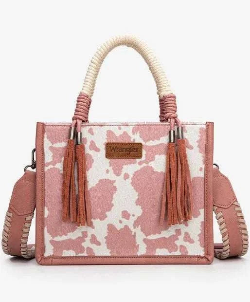 WRANGLER COWHIDE CROSS BODY PINK 8120SPK Laherradurawwnc.com