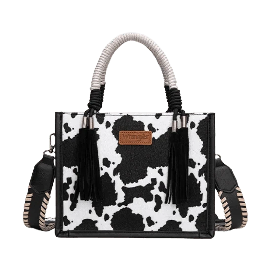 WRANGLER COWHIDE CROSS BLACK BODY 8120SBK Laherradurawwnc.com