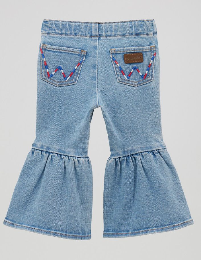 WRANGLER BABY GIRLS LIGHT WASH JEANS- 112379568
