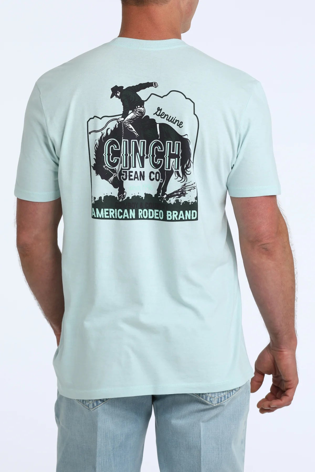 CINCH MENS MINT GREEN T-SHIRT - MTT1690732