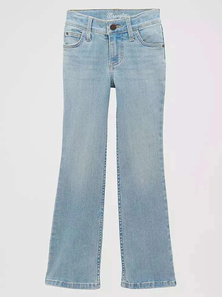 GIRLS WRANGLER JEANS SLIM LIGHT DENIM 112379528 Laherradurawwnc.com