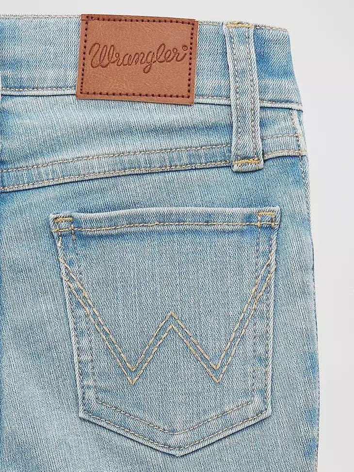 GIRLS WRANGLER JEANS SLIM LIGHT DENIM 112379528 Laherradurawwnc.com