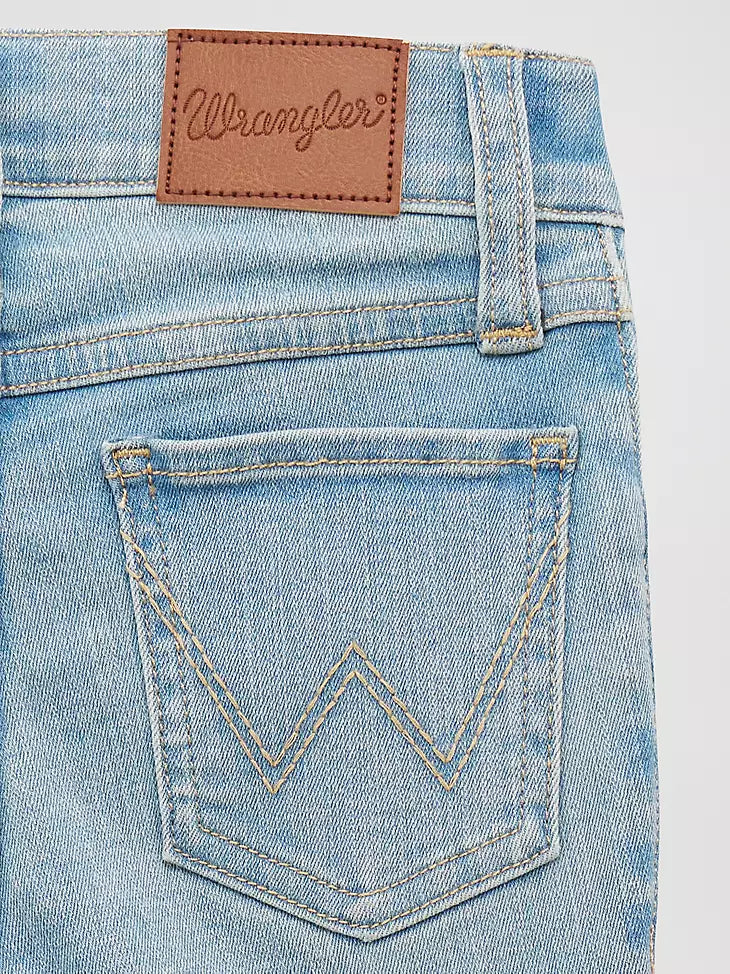 GIRLS WRANGLER JEANS SLIM LIGHT DENIM 112379528