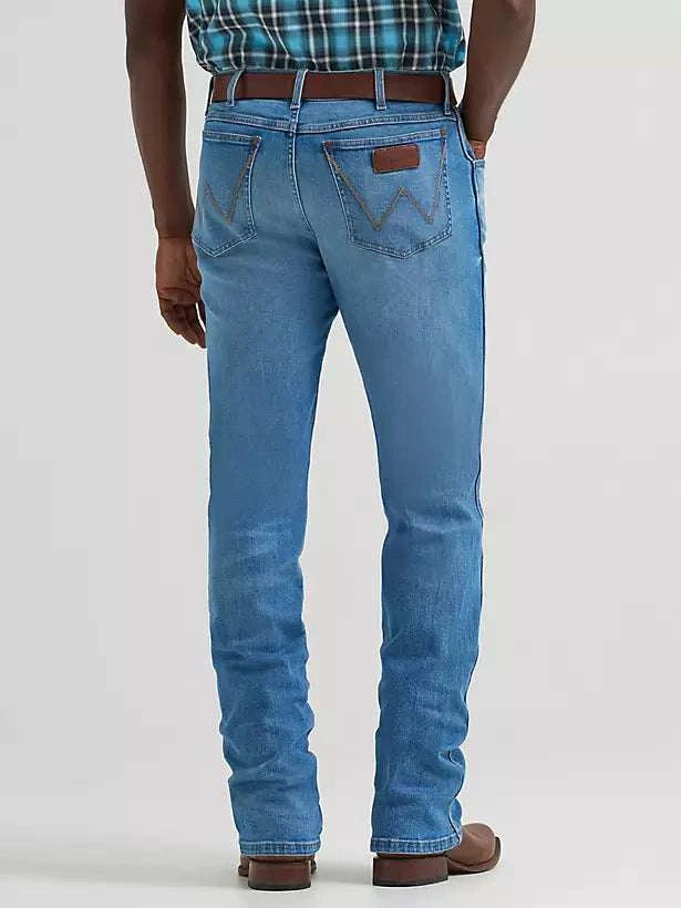 WRANGLER MEN’S JEANS RETRO SLIM STRAIGHT BLUE DENIM 112378856 Laherradurawwnc.com