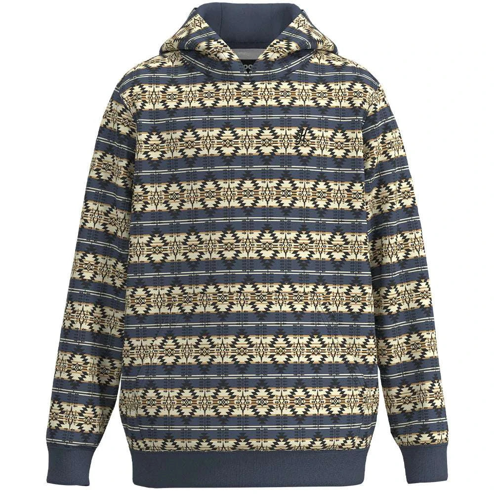 Hooey Youth Boys Legendary whitecap Grey Lost mine Aztec Hoody HH1333AZST Laherradurawwnc.com